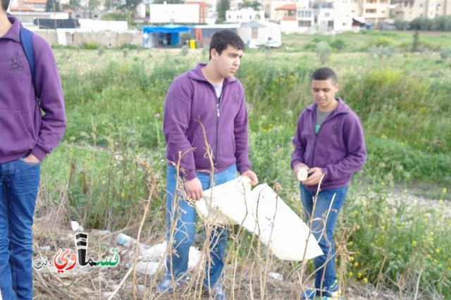 مجلس جت ومكتب حماية البيئة في لواء حيفا ينظمون نشاطات مميزة في يوم النظافة القومي بمشاركة مئات الطلاب 